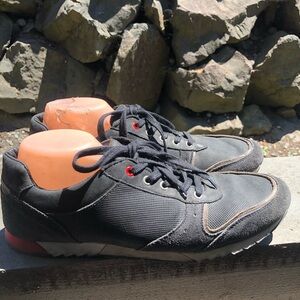 J. Koda Island457912 Men's Black Canvas Laces Sneakers Size 45/10.5US